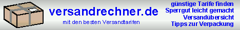 versandrechner.de - Portorechner - Paketdienste finden - gnstiger Sperrgut-Versand